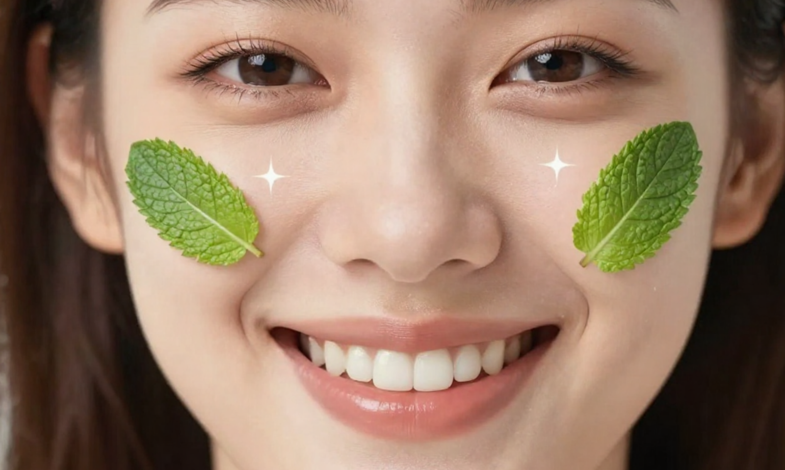 Person smiling confidently with visual elements symbolizing fresh breath after adopting healthy oral hygiene habits