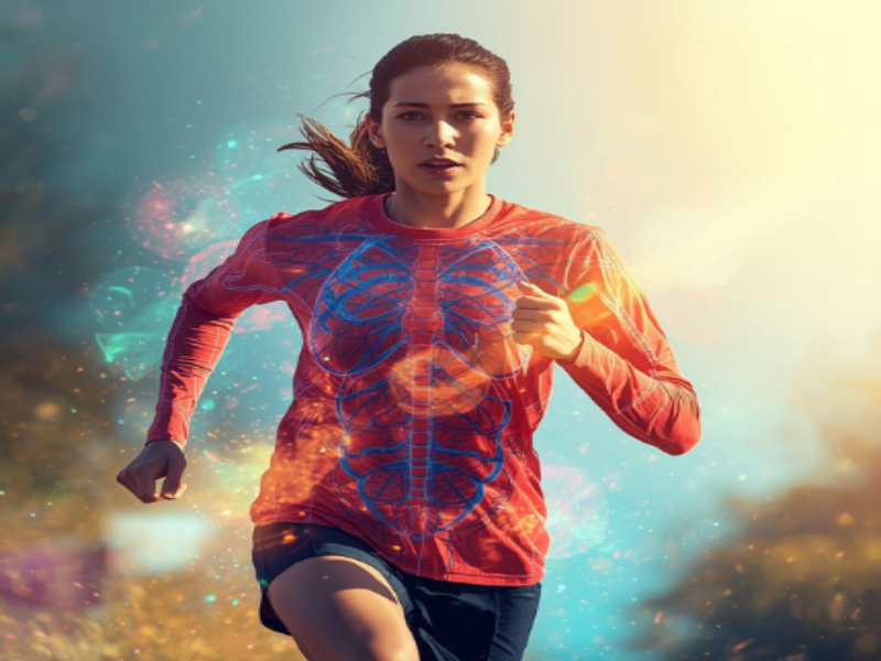 Active individual engaged in high-intensity exercise illustrating the body in fat oxidation mode